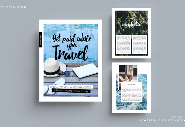 Travel Template PowerPoint Keynote
