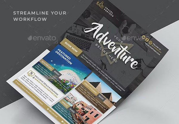 Vacation Travel Tour Agency Flyer Template