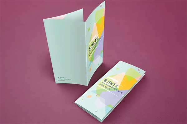 Trifold Brochure Photoshop Mockups