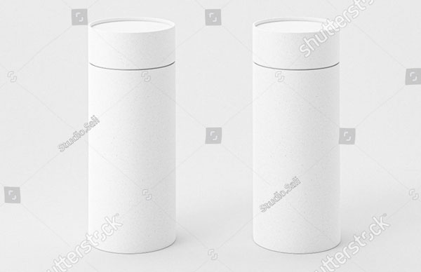 Tube and Box Mockup PSD Free Download