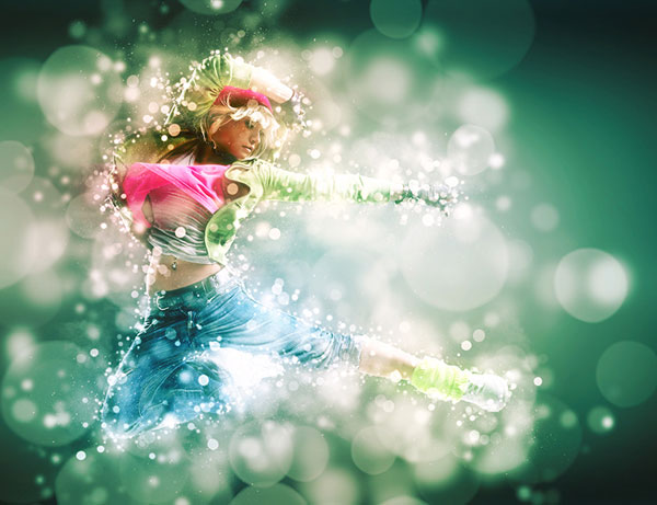 Twinkle Gif Animated Circles Photoshop Action