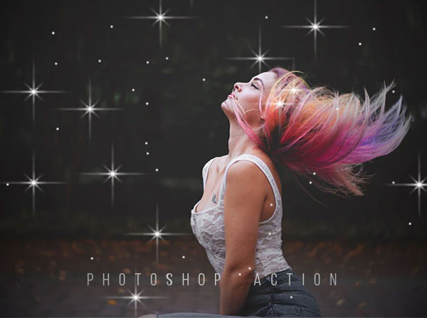 Twinkle Gif Animation Photoshop Action