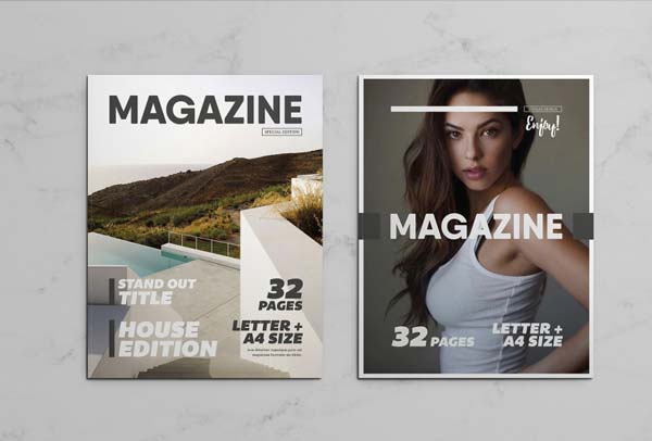 US Letter Minimal Magazine