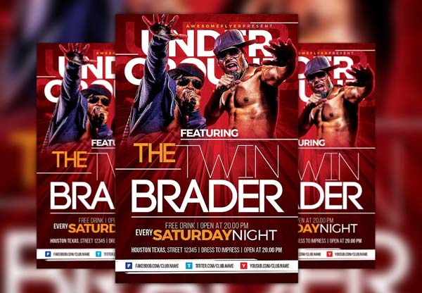 Underground Hip Hop Flyer Template