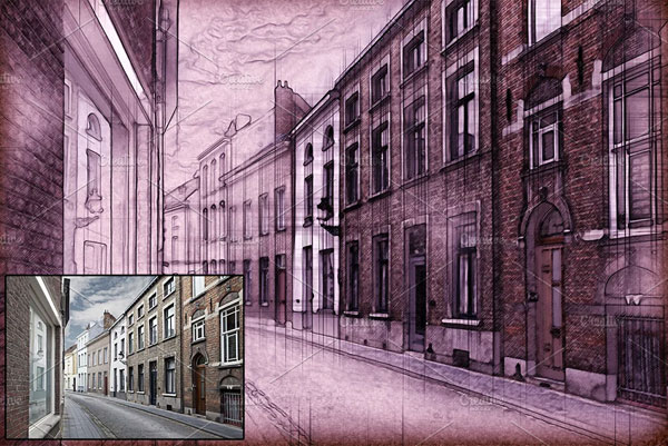 Underground Sketch Photoshop Actions
