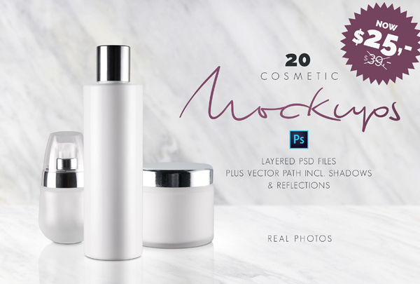 Unique Cosmetic Mockups