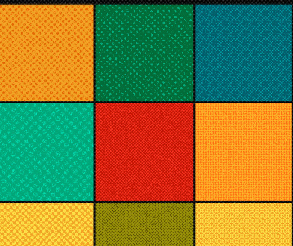 Unique Halftone Retro or Vintage Brushes