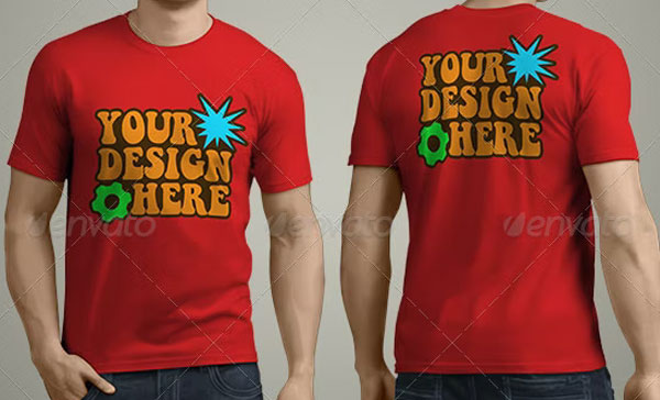 Unique T-Shirt Mockup Template