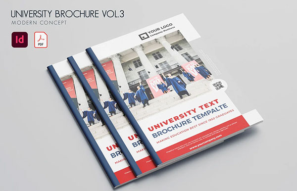 University Book Advertisement Template
