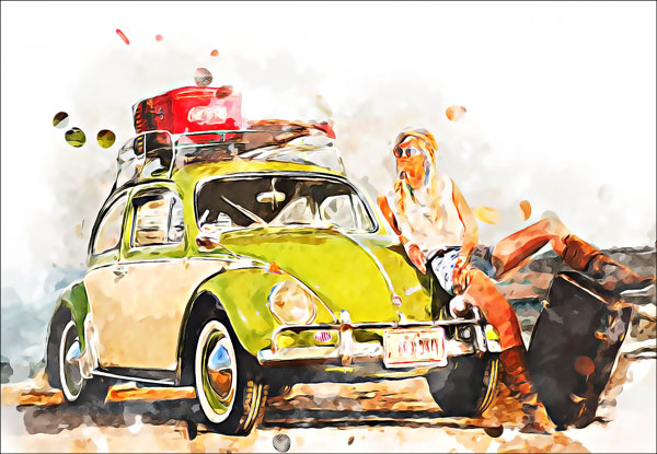 Urban Sketcher Painting Photoshop Action