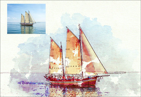 Urban Sketcher Photoshop Action