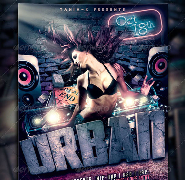 Urban Bash Flyer Template
