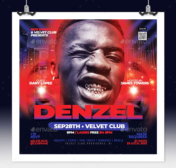 Urban Club Party Flyer Template