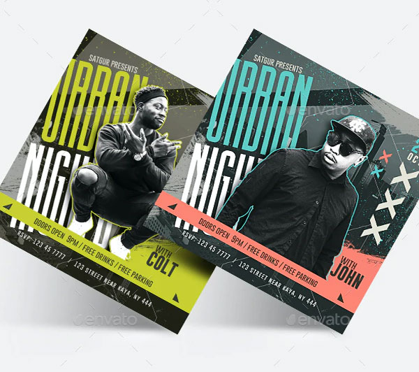 Urban Night Flyer Template