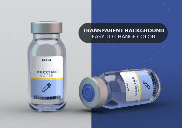 Vaccine Vial Mockups