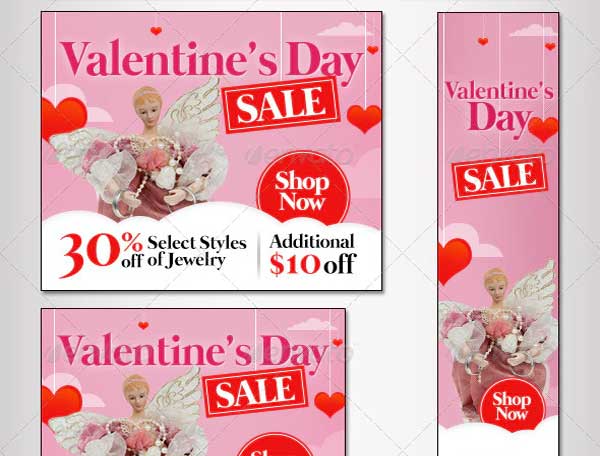 Valentines Day Banners