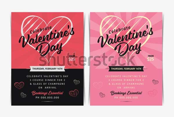 Valentines Day Invitation Set