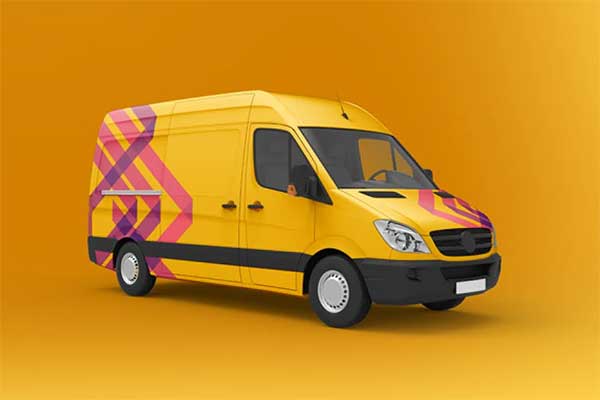 Van PSD Mockups