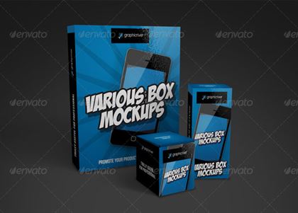Various Box Mockups