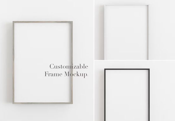Vector Wall Art Mockup PSD Template