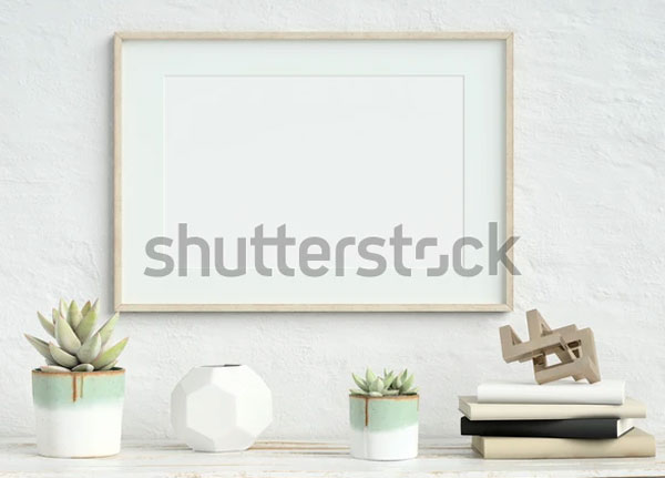 Vector Art Wall Mockup