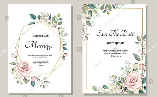 Vector Best Wedding Flyer Templates