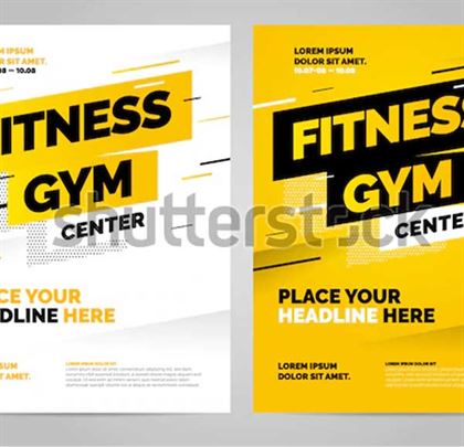 Vector Fitness Flyer Templates