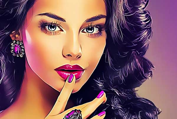 Vector Painting Action Effect