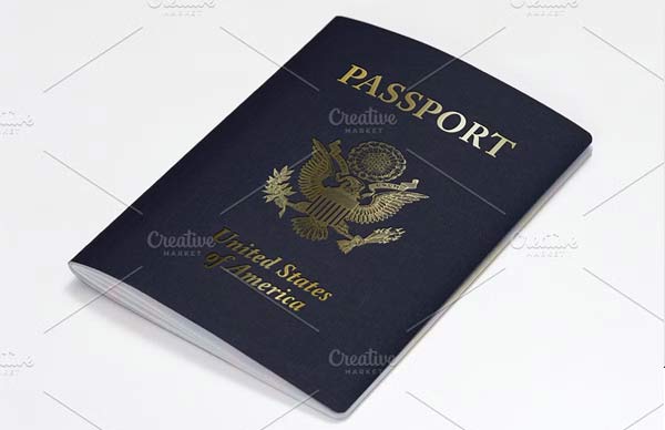 Vector Passport Mockup
