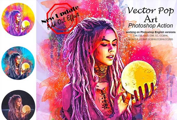 Vector Pop Art Photoshop Action