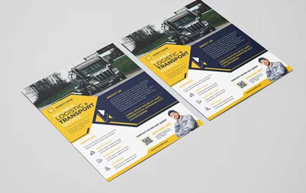Vector Transport Flyer Templates Free