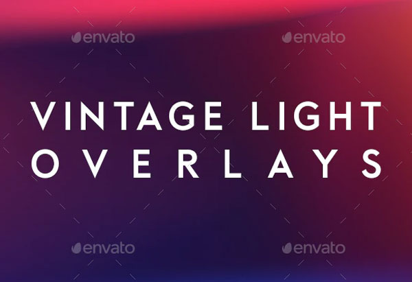 Vintage Light Leaks Overlays