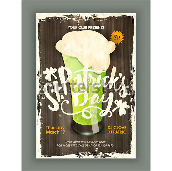 Vintage St Patricks Day Flyer