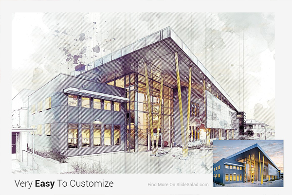 Vintage Architecture Sketch Photoshop Action