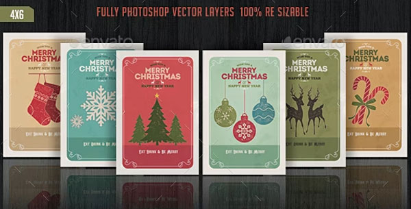 Vintage Christmas Card Bundle