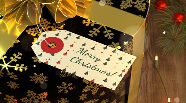 Vintage Christmas Labels Template