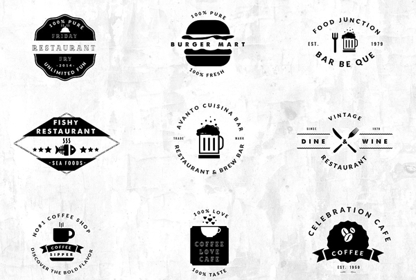 Vintage Drink Logos