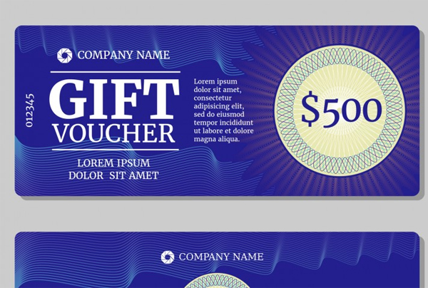 Vintage Gift Certificate, Voucher Template