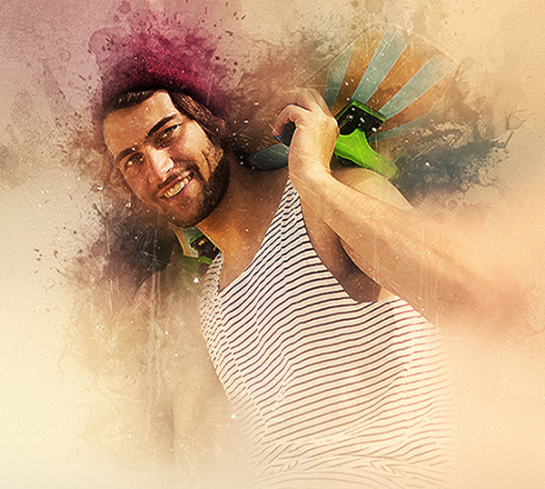 Vintage Paint Photoshop Action