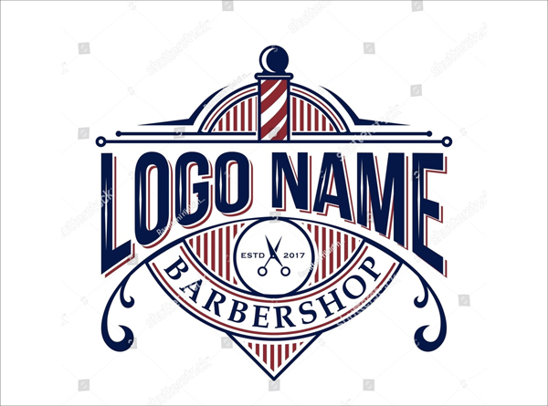 Vintage Retro Classic Barbershop Logo