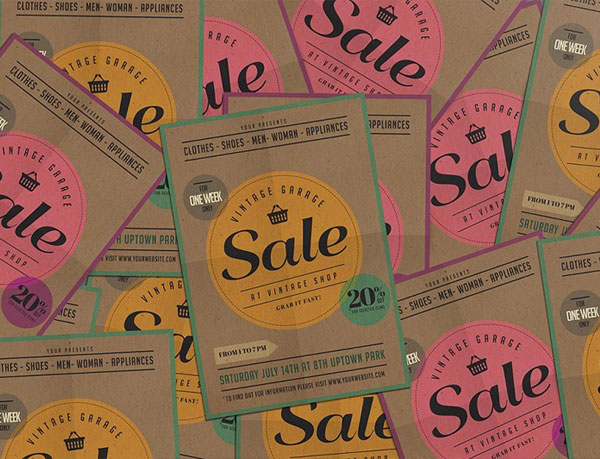 Vintage Sale Flyer