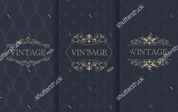Vintage Seamle Damask Pattern