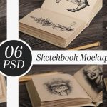 Vintage Sketchbook Mockups