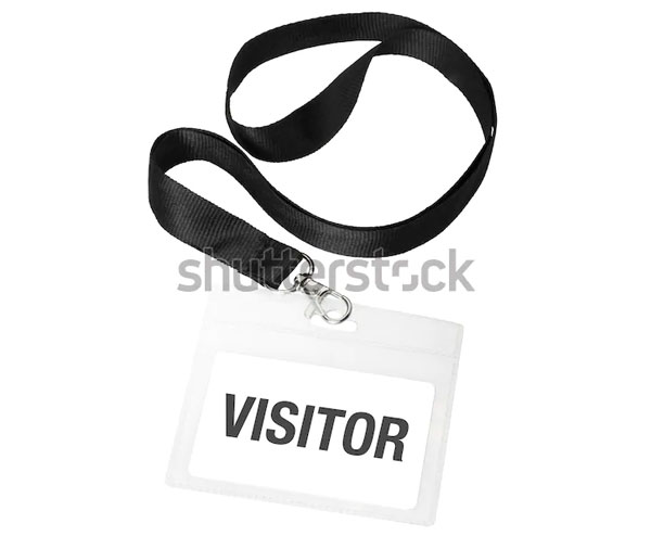 Visitor Badge or ID Pass