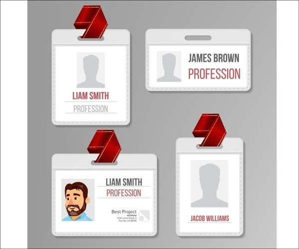 Visitor ID Card Set