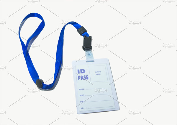 Visitor Necklace ID Pass