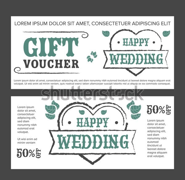 Voucher for Wedding