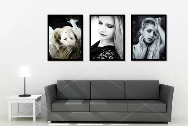 Wall Art Mockup Template Design