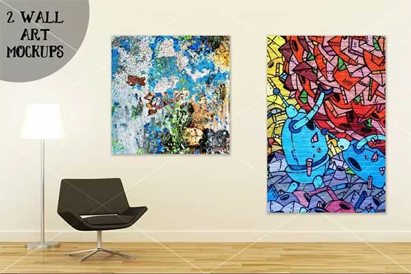 Wall Art Mockup Template