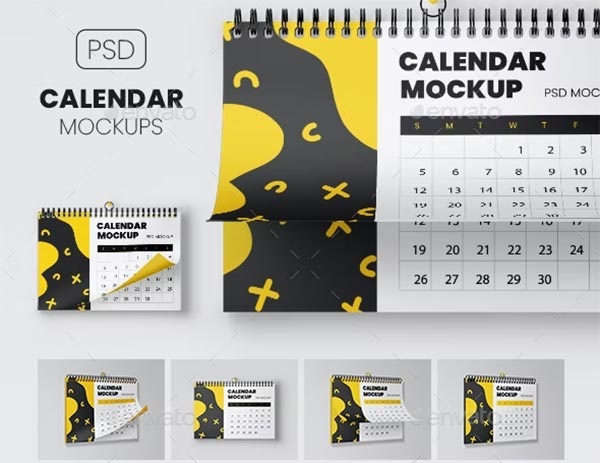 Wall Calendar Mockup